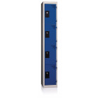 VESTIAIRE MONOBLOC MÉTALLIQUE 4 CASES