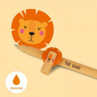Stylo A ENCRE GEL effacable LION