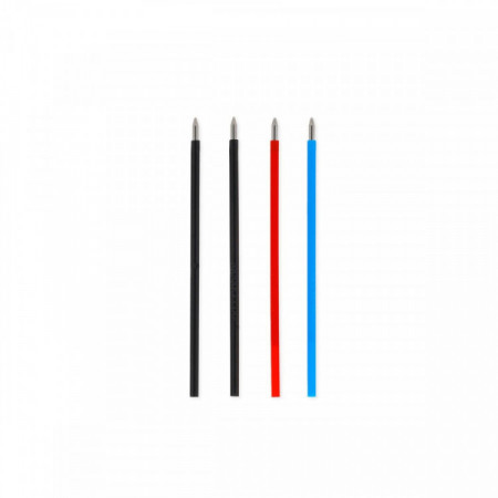 4 RECH. STYLO GEL EFF 3 COUL