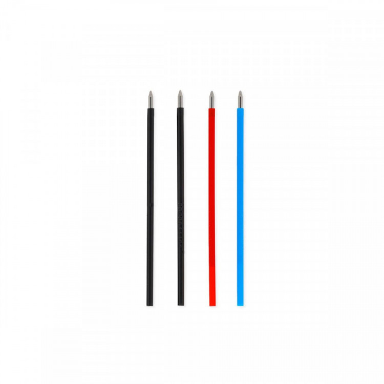 4 RECH. STYLO GEL EFF 3 COUL
