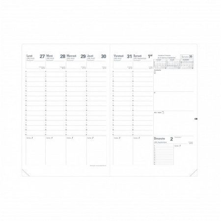 AGENDA 18X24 PLANNING SD IMPALA NOIR