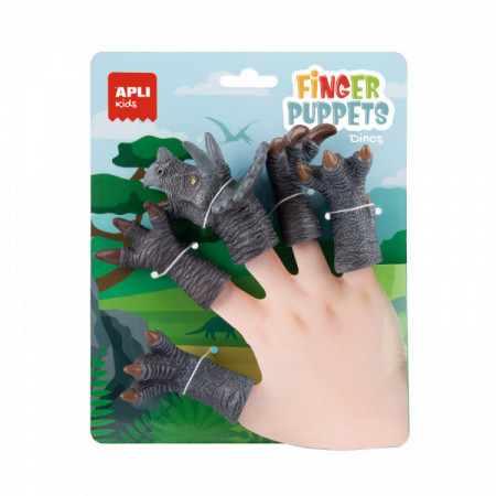 Figurine marionnette à doigt Triceratops