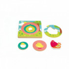 Puzzle BOIS multi-couches poule