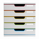 Modulo Off. 5 tir fermés Blanc/arlequin