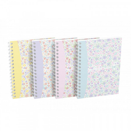 CARNET OXF FLORAL 100P Q5/5 A6 ass