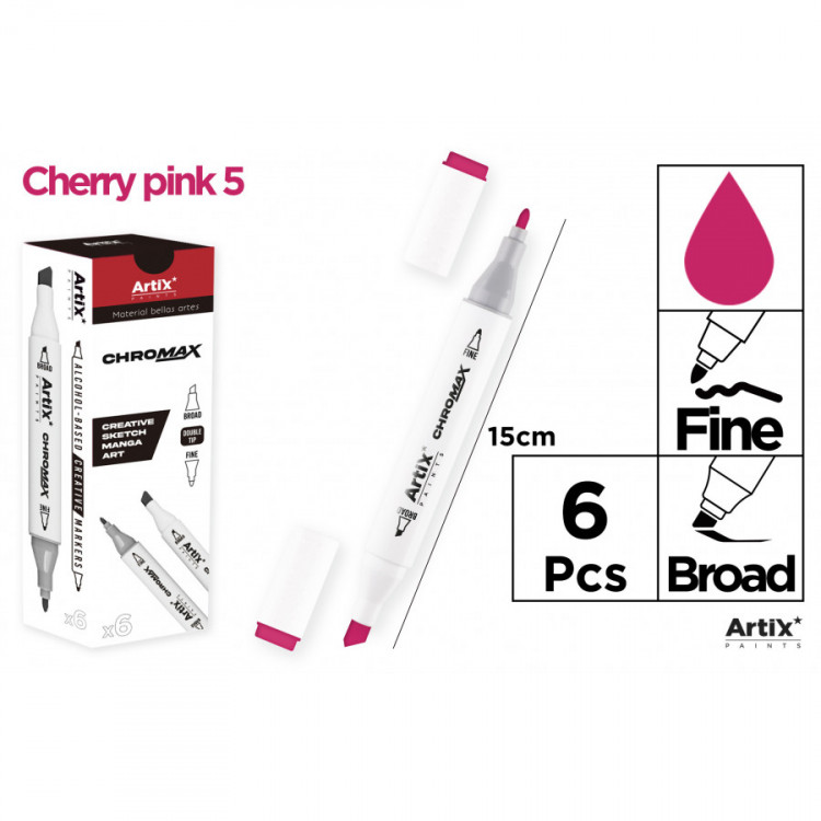 MARQUEUR CHROMAX CRÉAT. DBL PTE 5 RSE CHE.