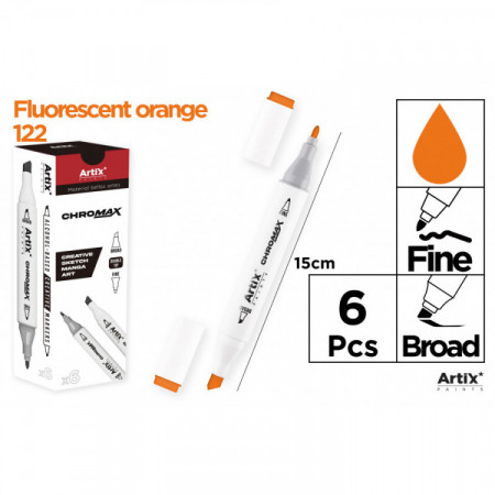 MARQU. CHROMAX CRÉAT. DBL PTE 122 FLUO ORA
