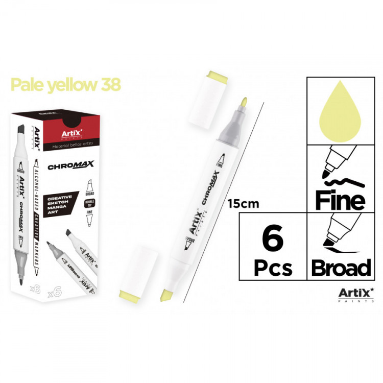 MARQU. CHROMAX CRÉAT. DBL PTE 38 JAU PALE