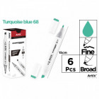 MARQ CHROMAX CRÉAT. DBL PTE 68 BLEU TURQ