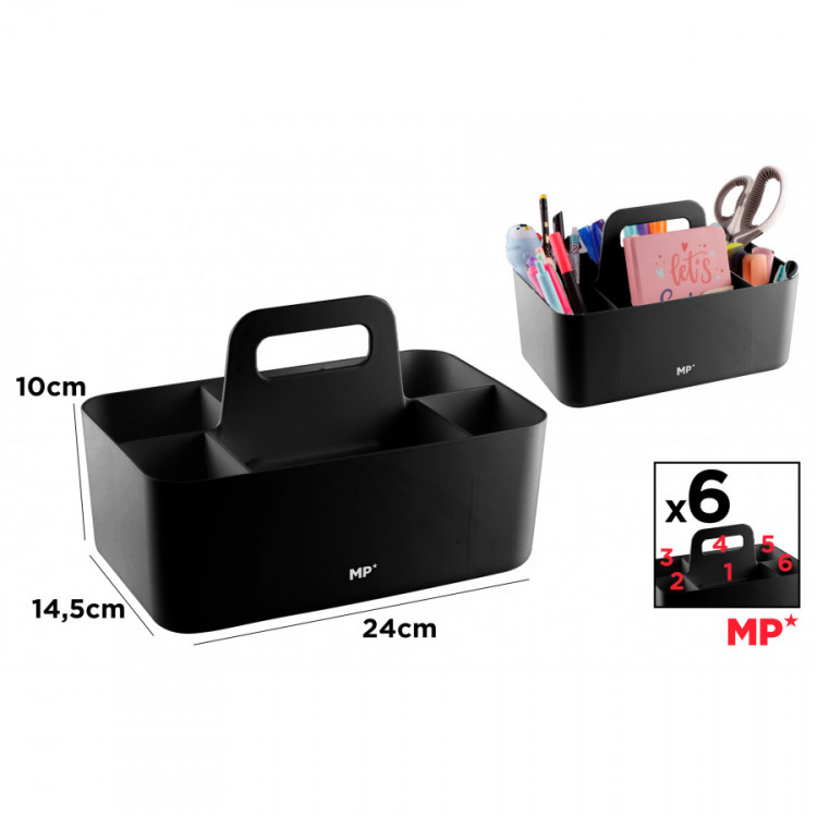 ORGANISATEUR DE BUREAU NOIR