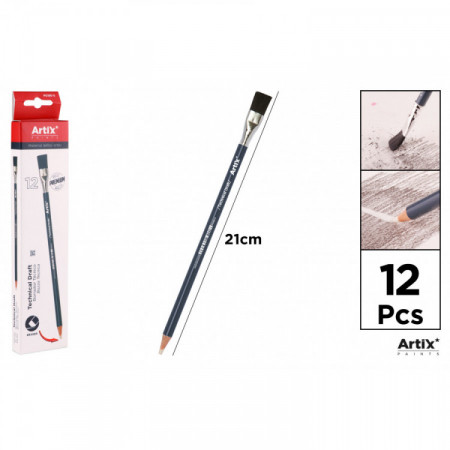 CRAYON GOMME AVC EMBOUT BROSSE ARTIX