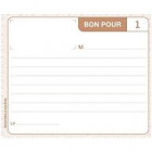 Carnet de Bon Pour autocopiant