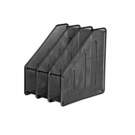 Porte-revues Iron Mesh A4 triple noir
