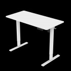 BUREAU ELECT HAUTEUR REGLAB 140CM BLANC
