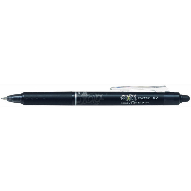 STYLO FRIXION BALL CLICKER - 0,7mm - EPAISSEUR DE TRAIT - noir