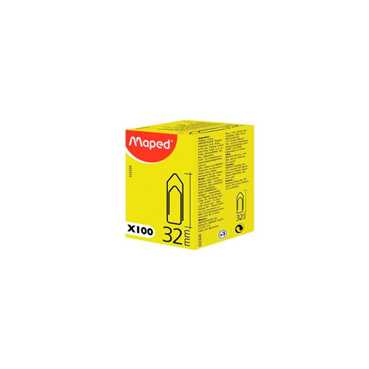 ATTACHE LETTRES MEDIUM 32MM X100 BTE