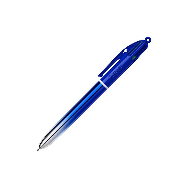 BIC 4 COULEURS SMOOTH STYLO BILLE BLEU