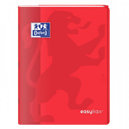 CAHIER EASYBOOK 24X32 96P SEYES ROUGE