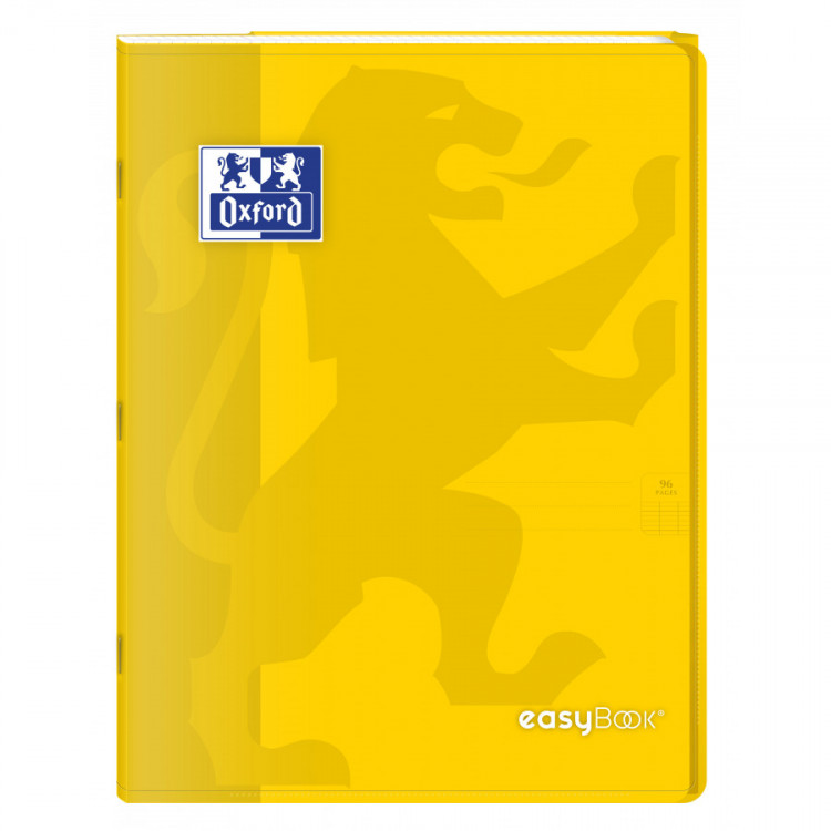 CAHIER EASYBOOK 24X32 96P SEYES JAUNE