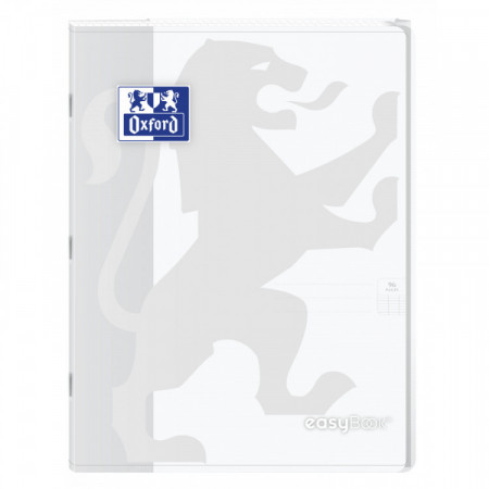 CAHIER EASYBOOK 24X32 96P SEYES TRANSP