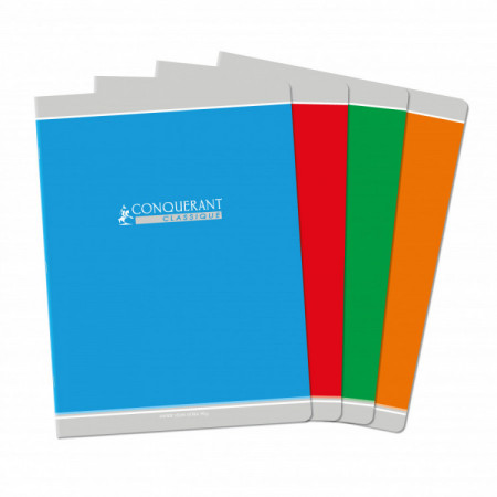 CAHIER CONQ AGR 24X32 48P 90G SEYES