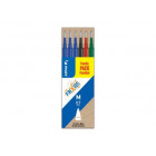 LOT X6 RECHARGES FRIXION 4C PTE MOYENNE