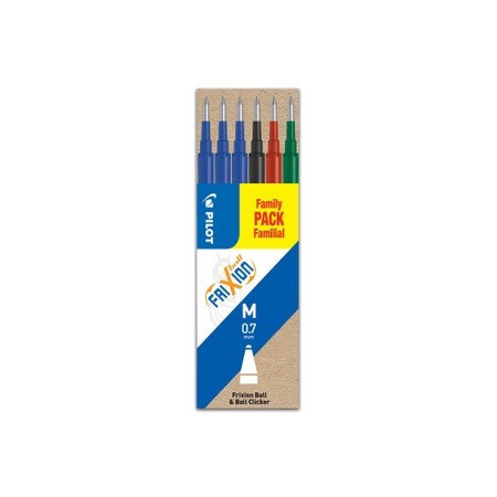 LOT X6 RECHARGES FRIXION 4C PTE MOYENNE
