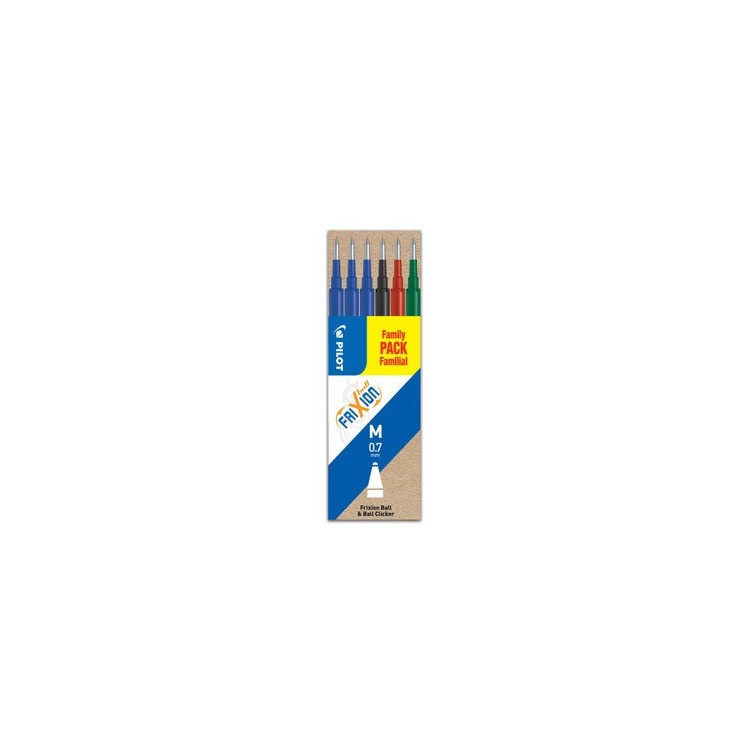 LOT X6 RECHARGES FRIXION 4C PTE MOYENNE
