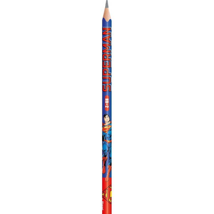 CRAYON GRAPHITE EXTRU SUPERMAN HB BL X6