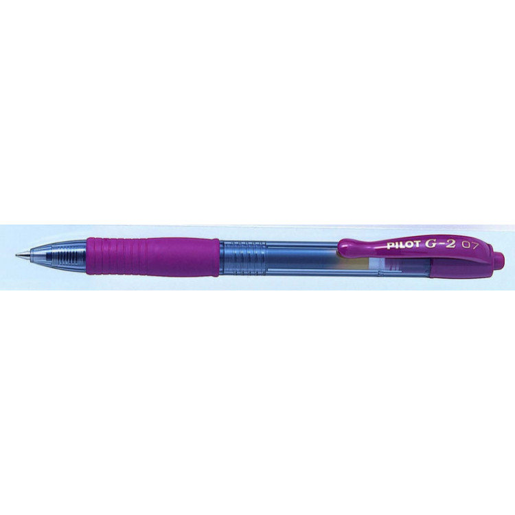 STYLO ROLLER ENCRE GEL - G-2 - 0,7mm - EPAISSEUR DE TRAIT - BORDEAUX