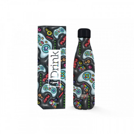BOUTEILLE THERMIQUE 500ML LETS PLAY 3D