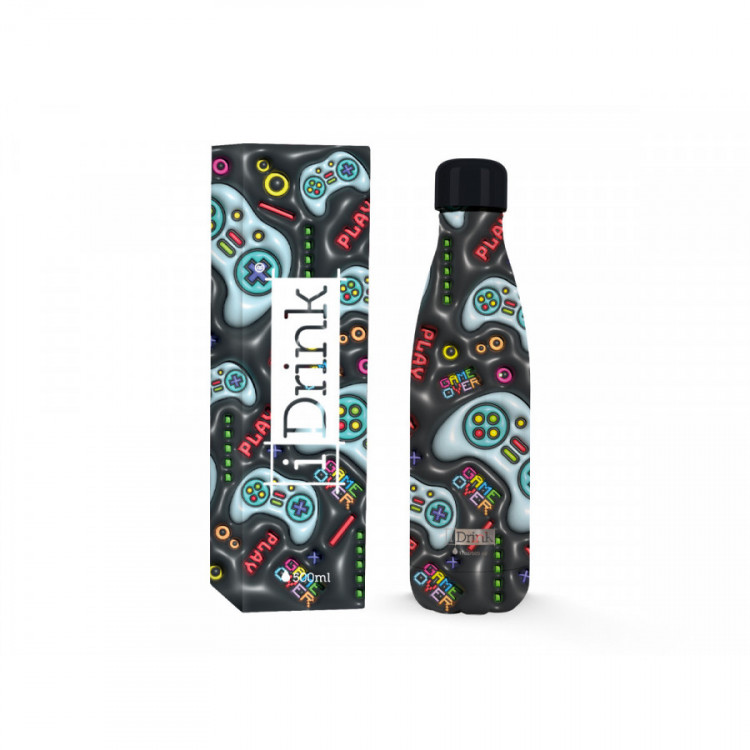 BOUTEILLE THERMIQUE 500ML LETS PLAY 3D