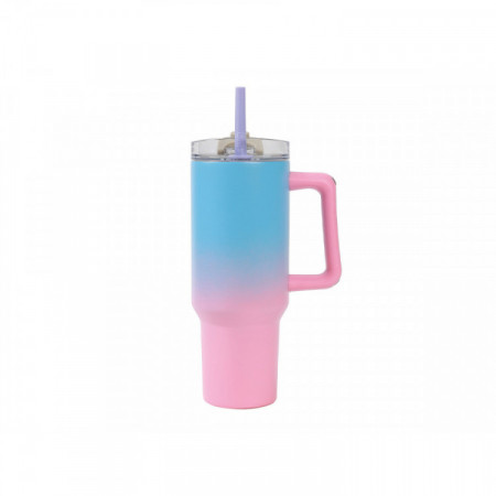 TASSE METALL. SFUM. ROSA/BLUE 1200 ML