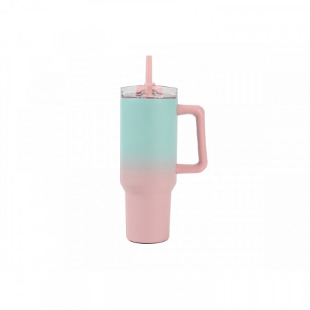 TASSE MET. SFUM. VERDE AQUA/ROSA 1200 ML