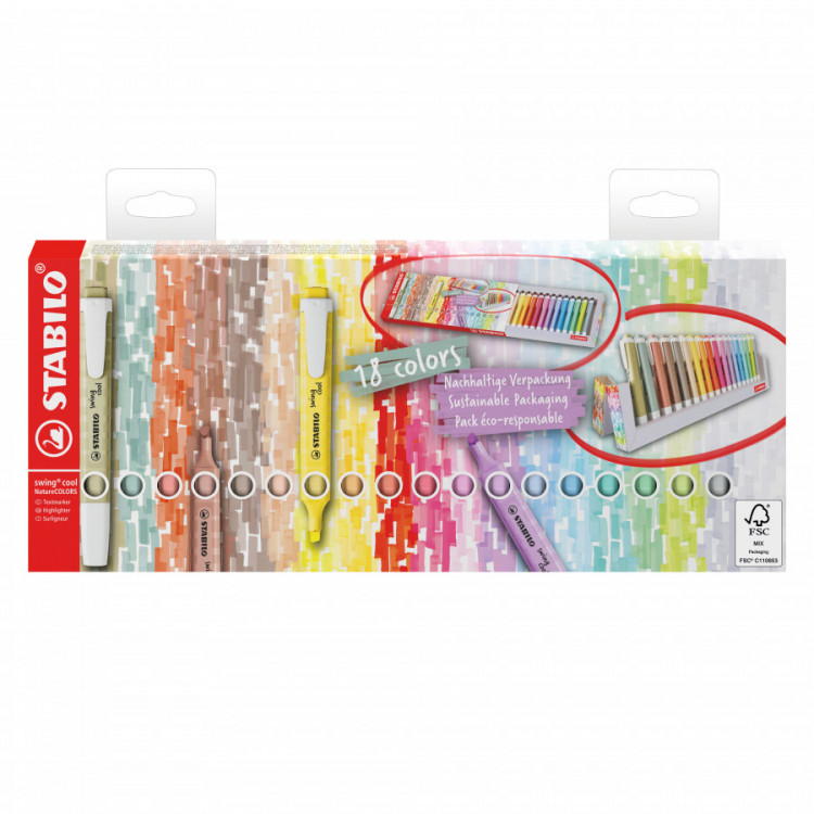 Pack x18 STABILO swing cool