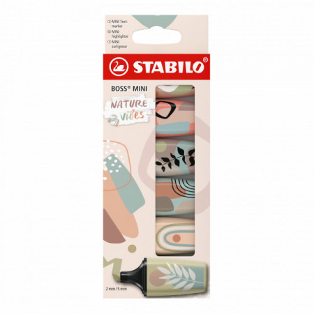 Etui X6 STABILO BOSS MINI NATURE
