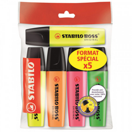 ECOPACK X5 STABILO BOSS ORIGINAL FORMA