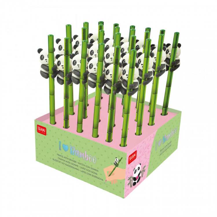 Crayon Gomme "I Love Bamboo" Panda