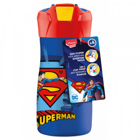 GOURDE INOX SIMPLE PAROI 430ML SUPERMAN
