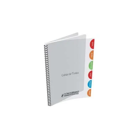 Cahier Textes à Spirale 17 x 22 cm – 124 Pages Seyès – Hamelin