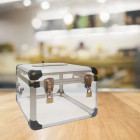 Urne électorale 1300 bulletins avec compteur – Plexiglass transparent et sécurisée