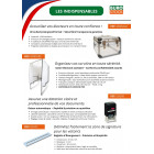 Urne électorale 1300 bulletins avec compteur – Plexiglass transparent et sécurisée