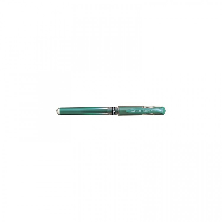 Stylo roller à encre gel SIGNO Broad UM-153 - Vert métallique
