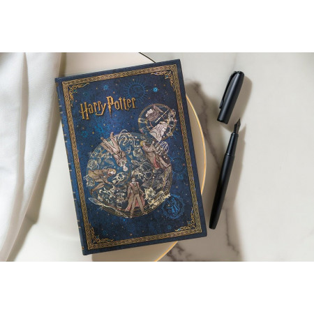 Carnet Légendes de Poudlard Harry Potter - Couverture rigide bleue - 144 pages