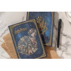 Carnet Légendes de Poudlard - Midi - Ligné - Couverture rigide bleue