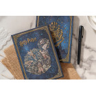 Carnet Légendes de Poudlard - Midi - Ligné - Couverture rigide bleue