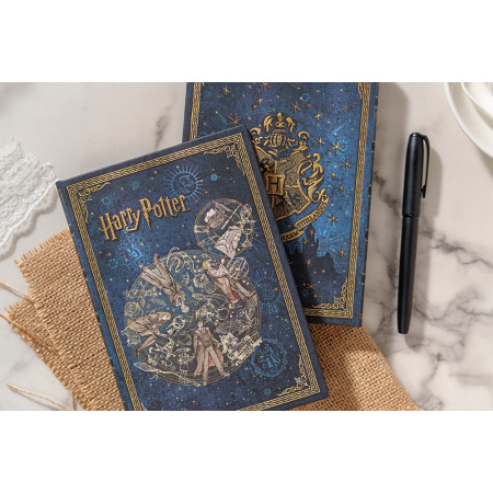 Carnet Légendes de Poudlard - Midi - Ligné - Couverture rigide bleue