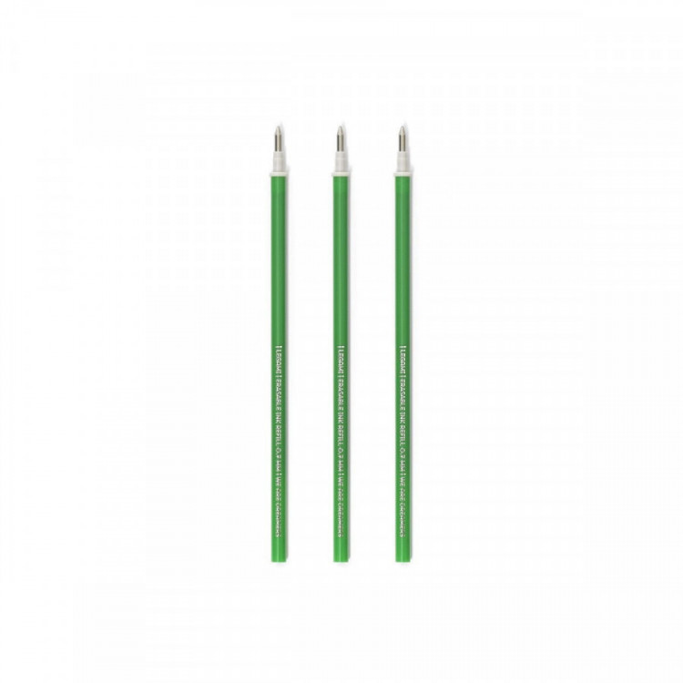 3 RECHARGE STYLO GEL VERT LEGAMI