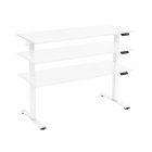 BUREAU ELECT HAUTEUR REGLAB 140CM BLANC