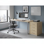 Caisson hauteur Bureau 2T + 1 DS Finition Hêtre